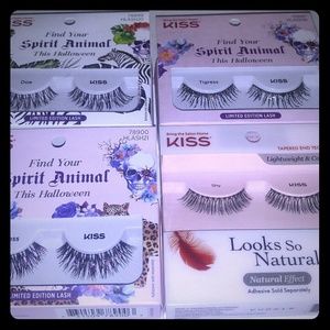 NWT Lot of 4 KISS brand Eyelashes!! Must See!